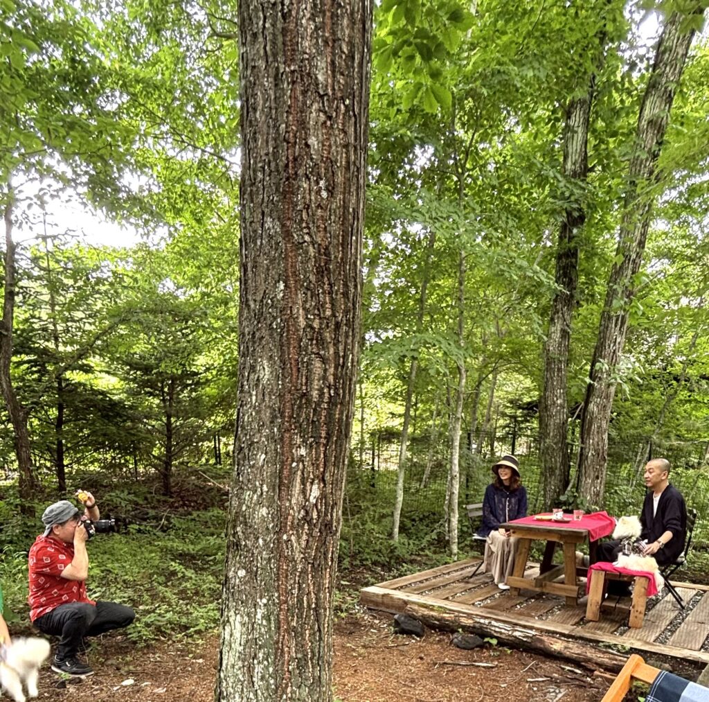 8月毎週土曜日涼しい木陰でのフォトシューティング